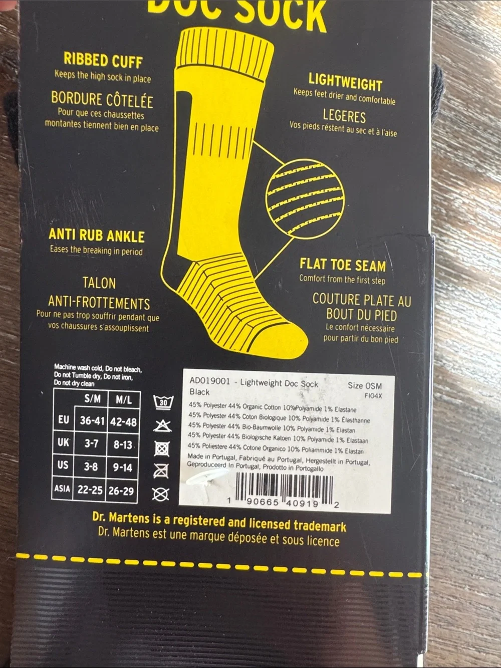 Dr. Martens Lightweight Doc Sock 1 Pair